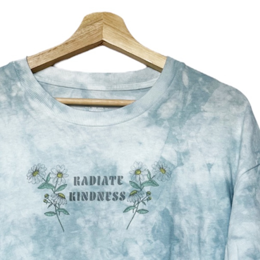 Radiate Kindness‎ NWOT Graphic Tie Dye Tee